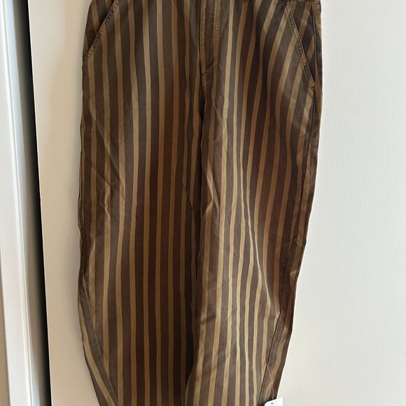 NWT ASOS Design Striped Barrel Pants, Size 14 - Picture 3 of 5